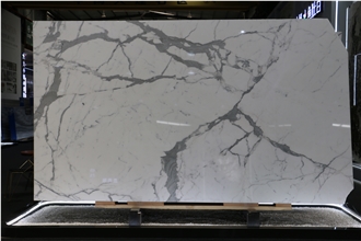 GLM Calacatta White Marble For Home Decoration Wall Slabs