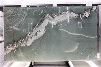 Green Quartzite Dragon Vines Slabs For Home
