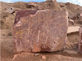 Rosso Imperial Marble Blocks