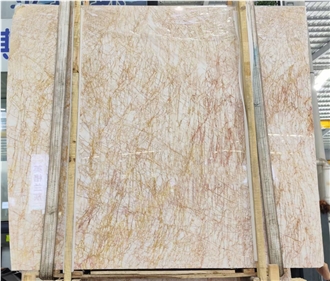 Greece Platanotopos Yellow White Golden Spider Marble Slabs