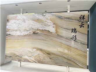 Aquarela Gold Quartzite Slabs