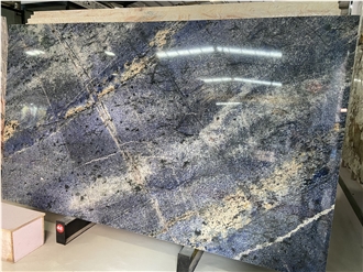 Blue Persa Granite Big Size Slabs For 10FT Island Top