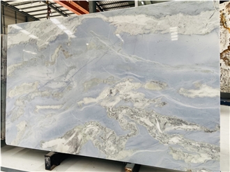 Blue Sky Marble Slabs For Wall Decor Large Tile