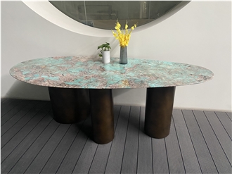 Labdar Amazonite Granite Baxter Table