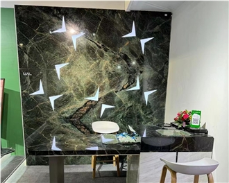 Royal Green Marble Slabs For Wall Decor