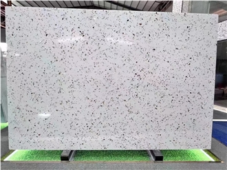 Colorful Glass Patterns Terrazzo Tile