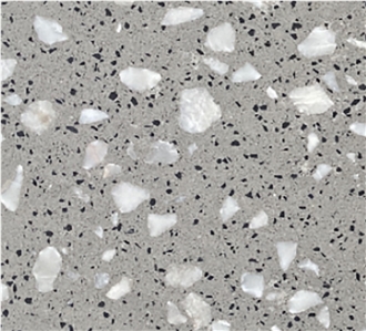 Gray Is Durable And Cheap Terrazzo Tiles