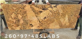 Alaska Gold Granite Long Slabs