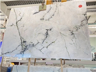 High Quality Picasso White Marble Slabs For Interior Wall