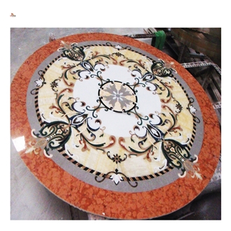 Classic Carpet Design Waterjet Medallions Inlay Pattern