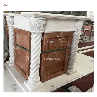 Curved Column Traditional Fireplace Chair For Church