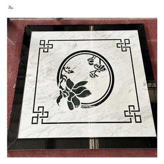 Elevator Small Waterjet Pattern Floor Square Medallions