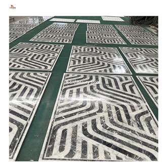 Marble Bottom Bonded Cerami Floor Medallions