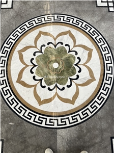 Simple Flower Small Pattern Carpet Medallions Tile