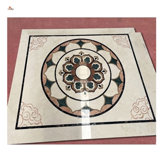Small Flower Elevator Pattern Cloud Carpet Medallions