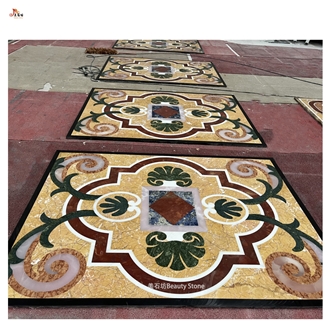 Symmetry Design Pattern Waterjet Medallions