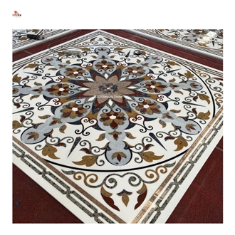 Very Luxury Complex Wall  Waterjet Pattern Medallions