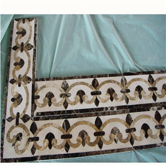 Waterjet Marble Border Decos Pattern Design