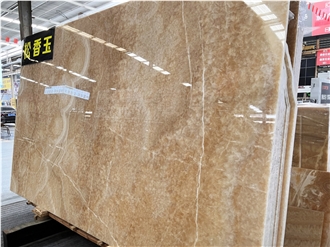 Yellow Onyx Slabs For Floor Wall Decoration