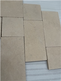 New Antique Beige Limestone French Pattern Pavement Setts