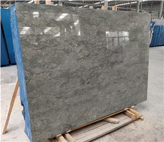 Polished Grey Ash Marble Slabs  Interior Decoration