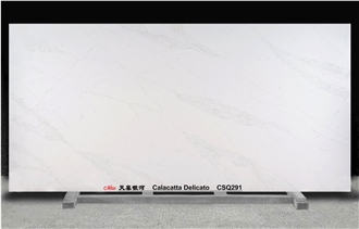 Calacatta Delicato CSQ291 Quartz Slabs