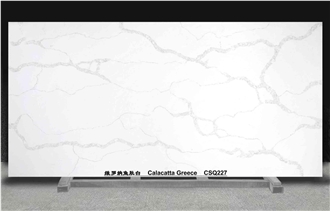 Calacatta Greece  CSQ227 Quartz Slabs