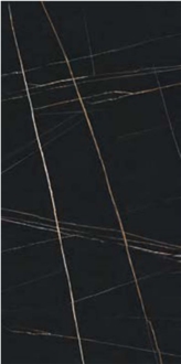 Laurent Black Sintered Stone Slabs