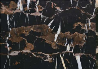 CMF 015 Black Gold Marble Slabs