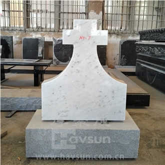 Many Colors To Choose Marble And Granite Cross Headstone