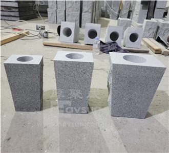Wholesale Granite Tapered Monumental Vase For Grave