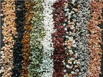 Cheap Multicolor Polished Pebble Stone With High Quality