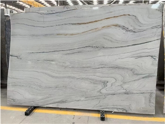 China Landscape Green Marble Slabs