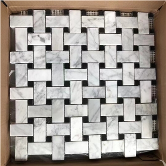 Pure Multi White & Grey Marble Mosaic Tiles