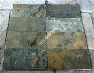 Jeera Green Slate Stone. Tiles