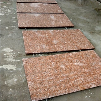 China Cheap G386 24X24 Polished Red Granite Tiles For Sale