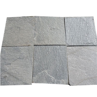 China Luxury Top Sponsor Cheap Grey Quartzite Floor Tiles