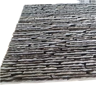 Dark Slate Stone Wall Cladding Panels Tiles For Fountain