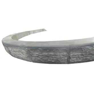 G654 Granite Park Stones Interlocking Surround Garden Bench