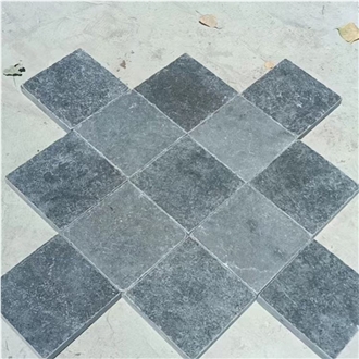 Grey Blue Limestone Floor Tiles Garden Pathway Paving Stone