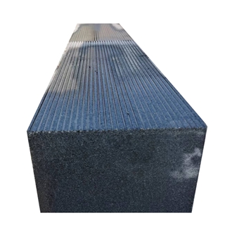 Grooved Steel Grey Granite Street Edge Stone Pavement