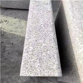 High Quality Flamed Finished G603 Grey Granite Curbstone