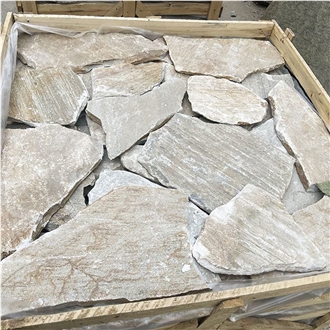 Irregular Slate Pavers , Flagstone Flooring Crazy Pavers