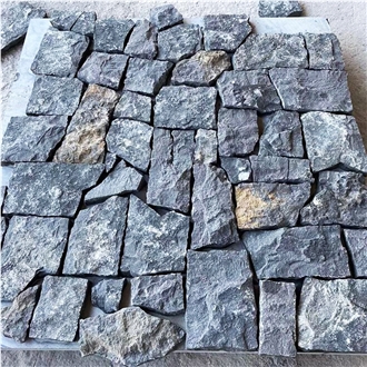 Natural Bluestone Rock Culture Stone Wall Cladding Panels