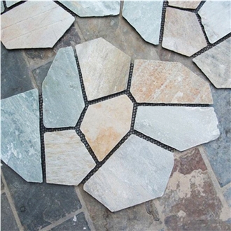 Natural Landscaping Garden Paver Blue Slate Floor Tiles