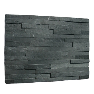 Non-Antacid Natural Black Slate Stone Veneer Wall Panels