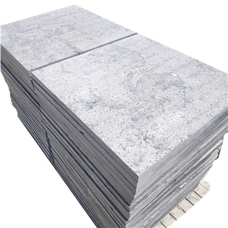 Outdoor Garden Flamed Blue Limestone Pavement Slabs Paving Stone