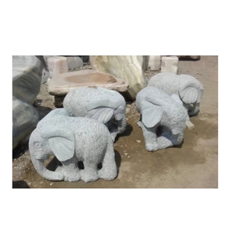 Professional Cheap Elephant Animals Stone Sculpture