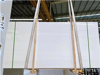 High Quality Polished Lasa White Marble Slabs