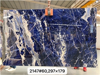 High Quality Polished Sodalite Marble Slabs